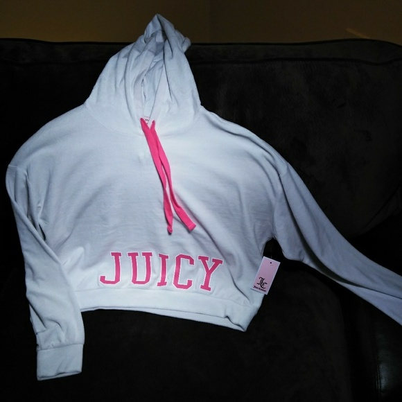 ⭐️HP⭐️Juicy Couture Nimbus Cloud Cropped - Picture 1 of 5